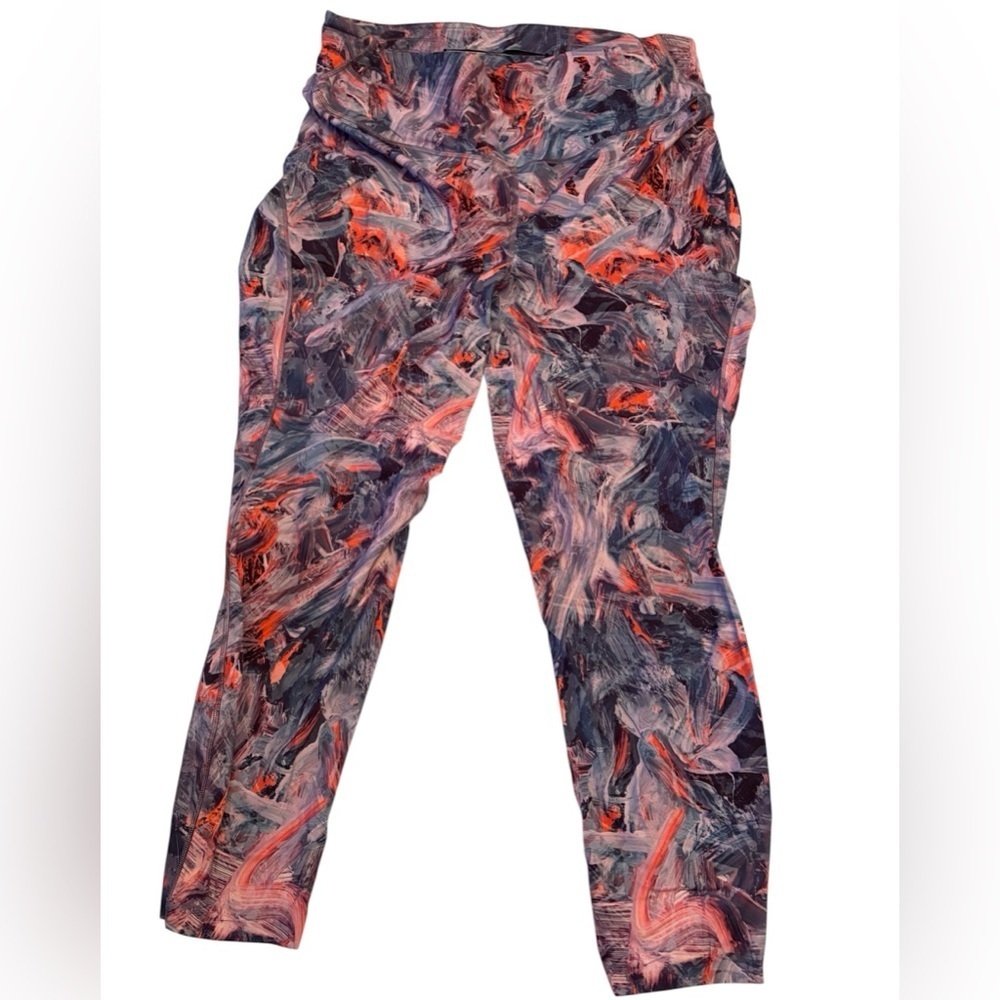 Lululemon Base Pace High-Rise Crop Pants - Atmospheric Purple Multi Size 16 - Picture 2 of 7